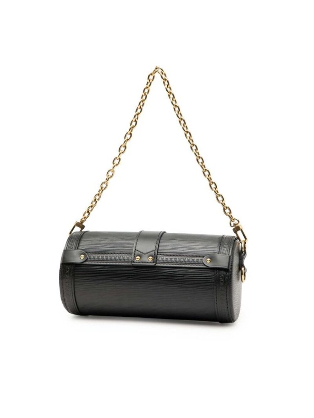 Louis Vuitton Epi Papillon Trunk Chain Shoulder Bag 2-Way Noir - Picture 2 of 6